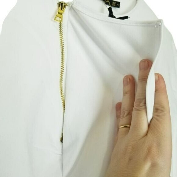 Ambernoon Womens Long-Sleeve White Top With UV Protection Size L Made In USA - Picture 12 of 12